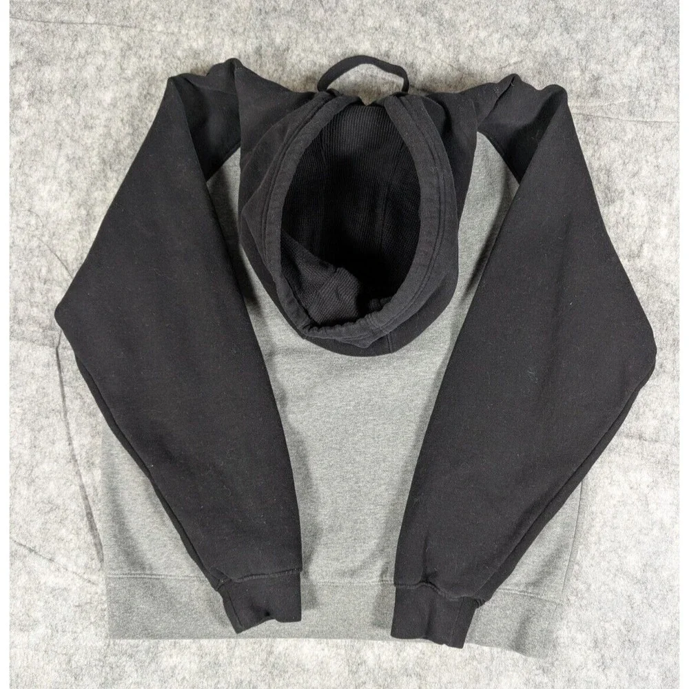 VTG Missouri Tigers‎ Black and Gray Hoodie Stitched Sweatshirt - Small